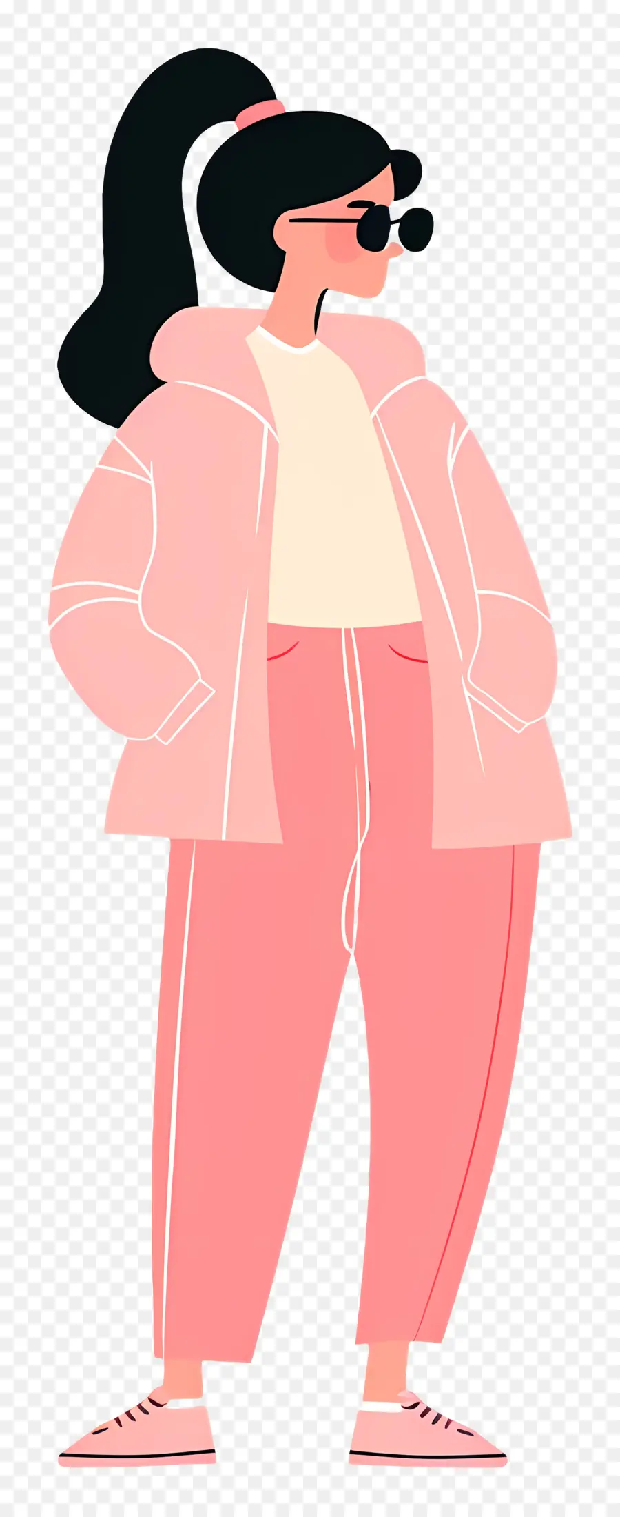 Femme En Rose，Femme élégante PNG