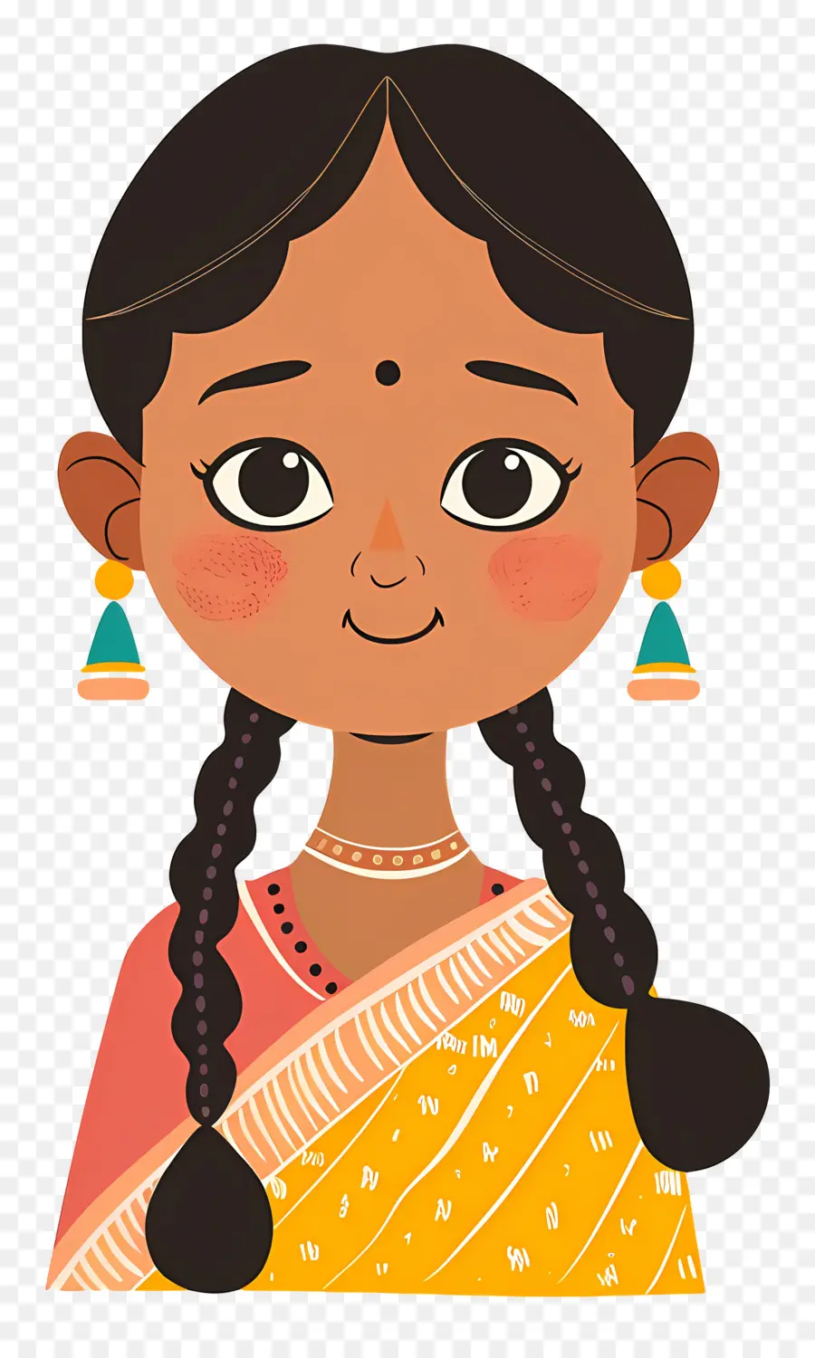 Femme Indienne，Fille PNG