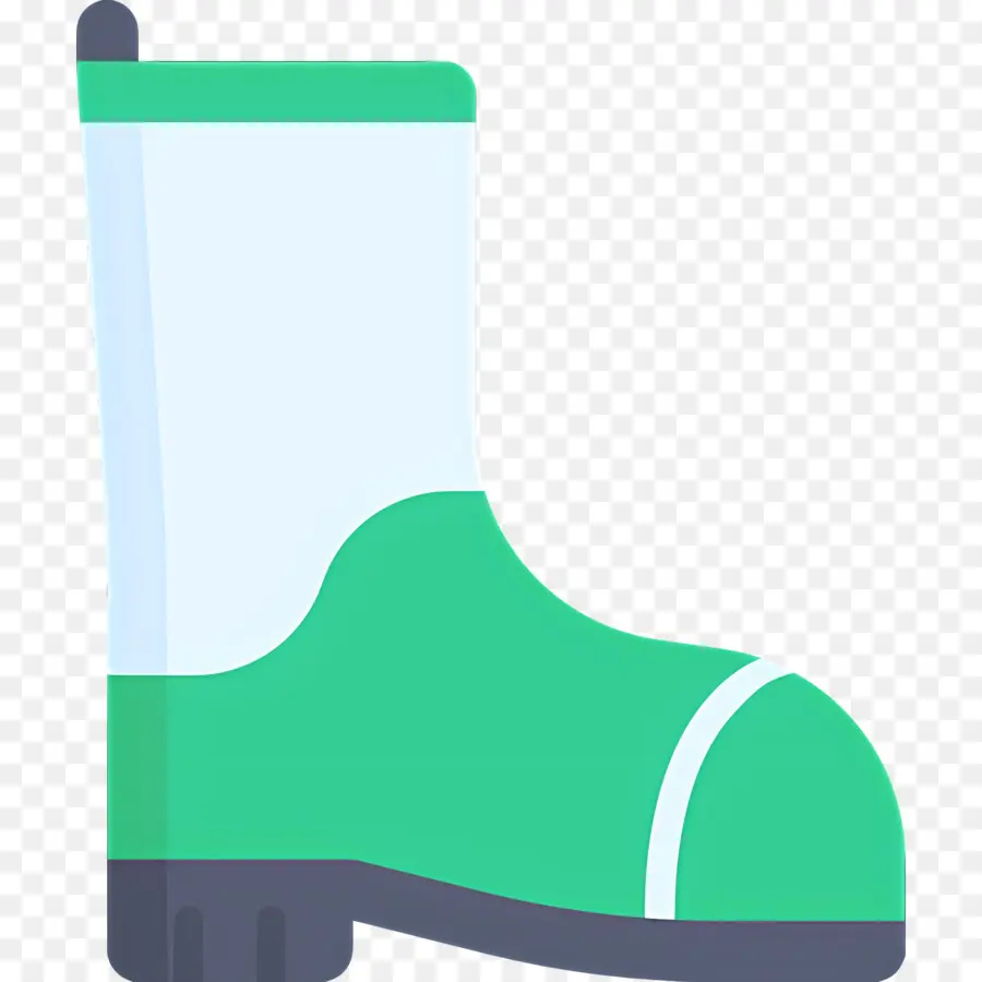 Botte De Pluie，Botte Verte PNG