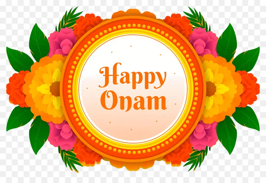 Joyeux Onam，Fleurs PNG