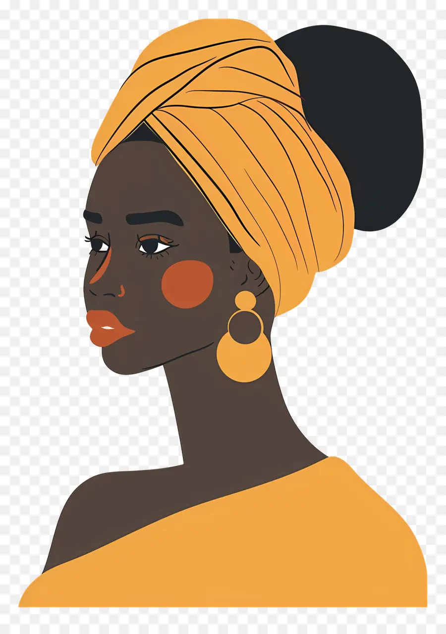 Femme Africaine，Silhouette De Femme PNG