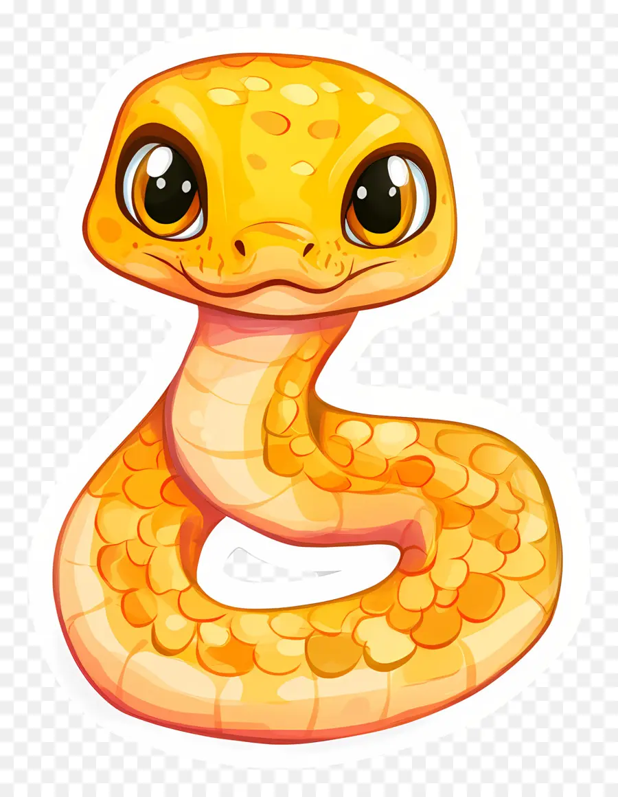 Serpent Mignon，Serpent Jaune PNG