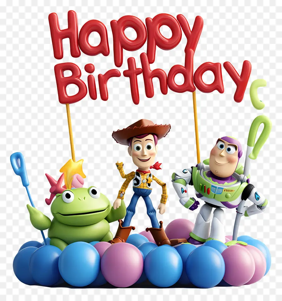 Anniversaire，Personnages D'histoire De Jouets PNG