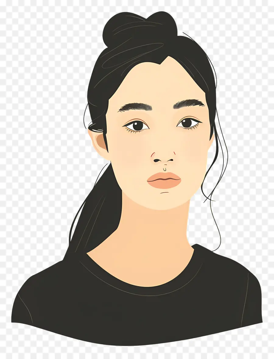 Femme Asiatique，Portrait De Femme PNG