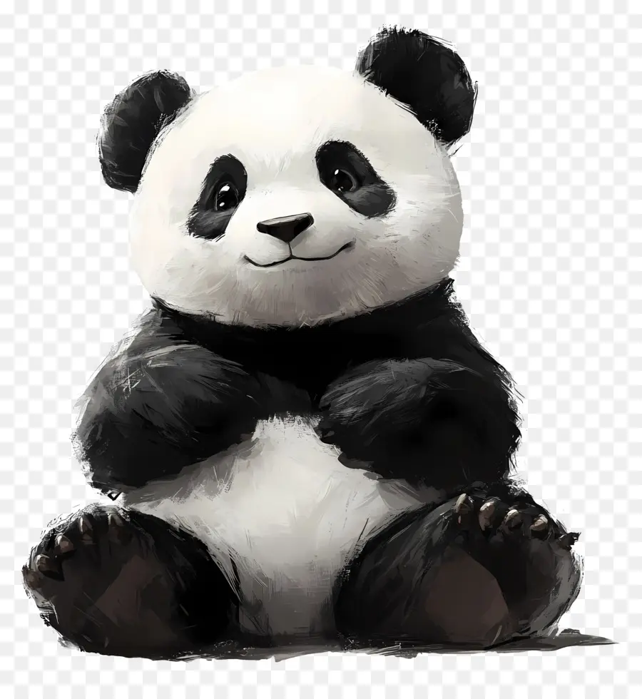 Ours Panda，Panda De Dessin Animé PNG