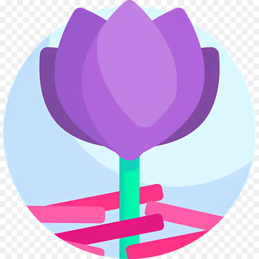 Safran，Fleur Violette PNG