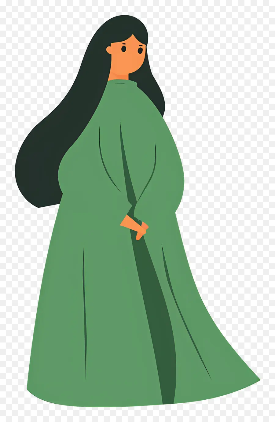 Femme En Vert，Femme PNG