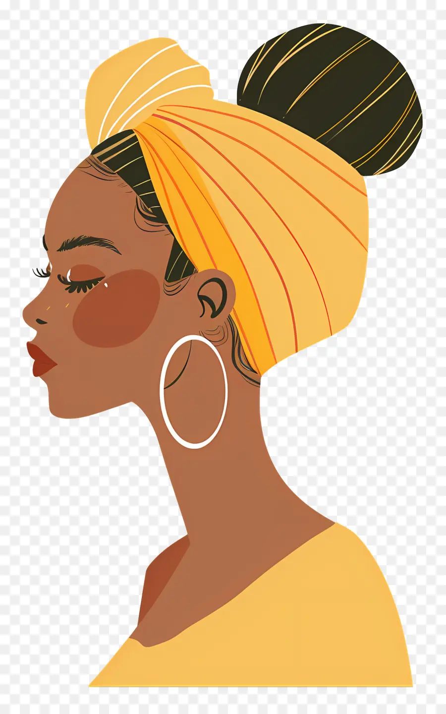 Femme Africaine，Silhouette De Femme PNG