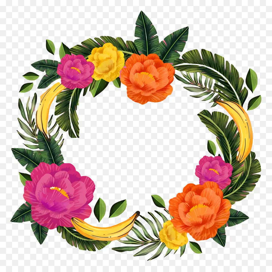 Joyeux Onam，Couronne Florale PNG