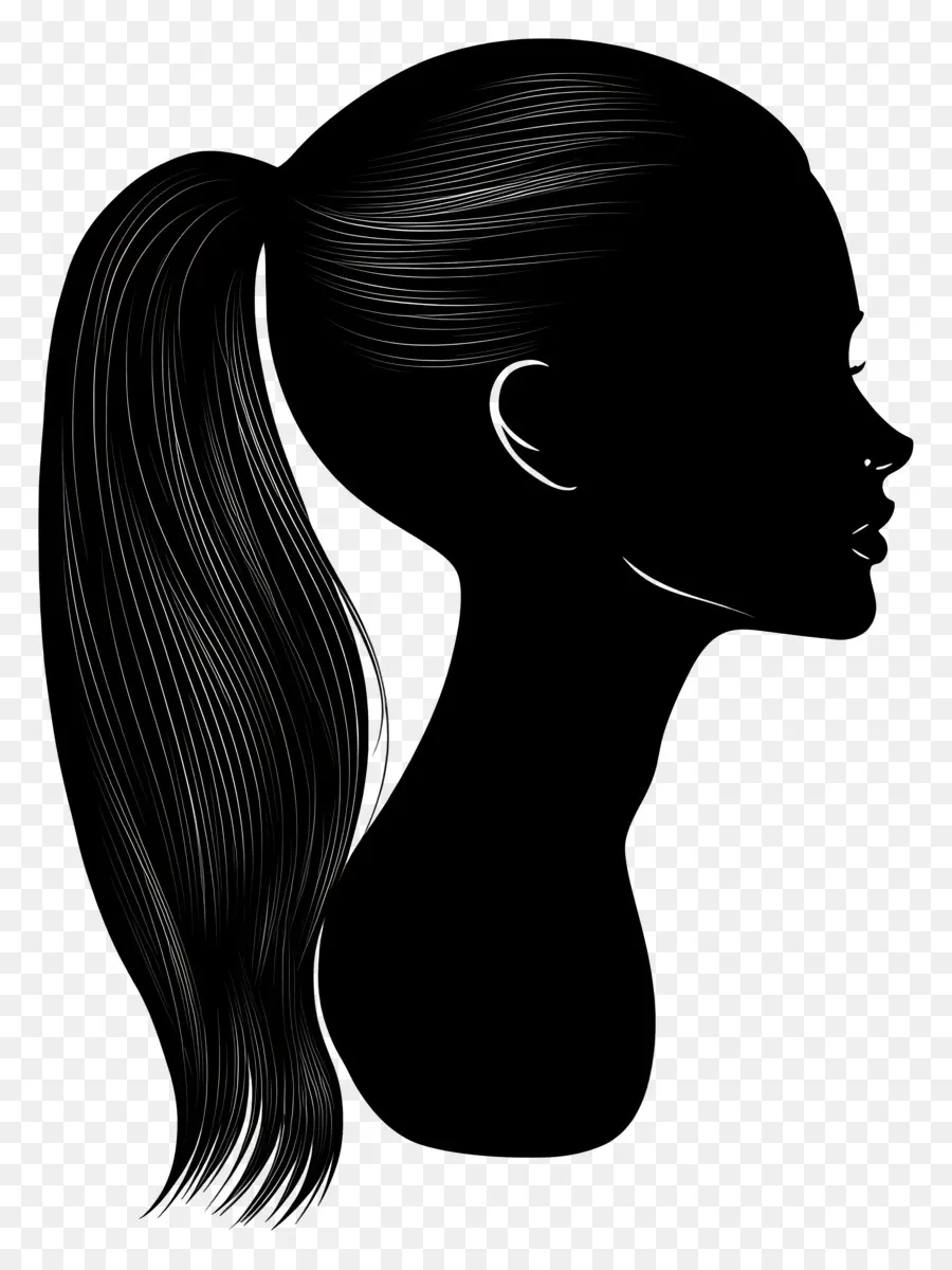 Silhouette Féminine，Silhouette De Femme PNG