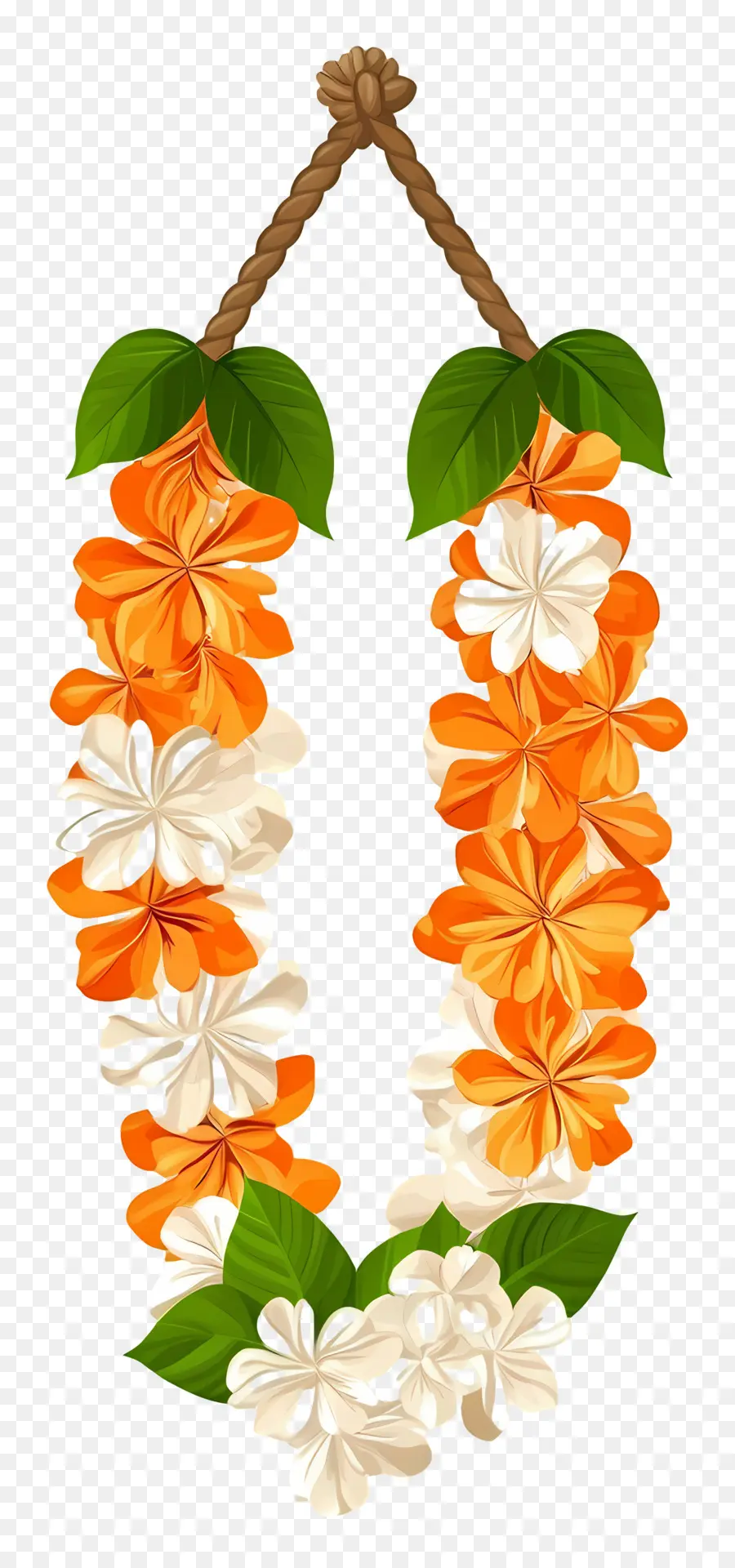 Guirlande De Fleurs Indiennes，Guirlande De Fleurs PNG