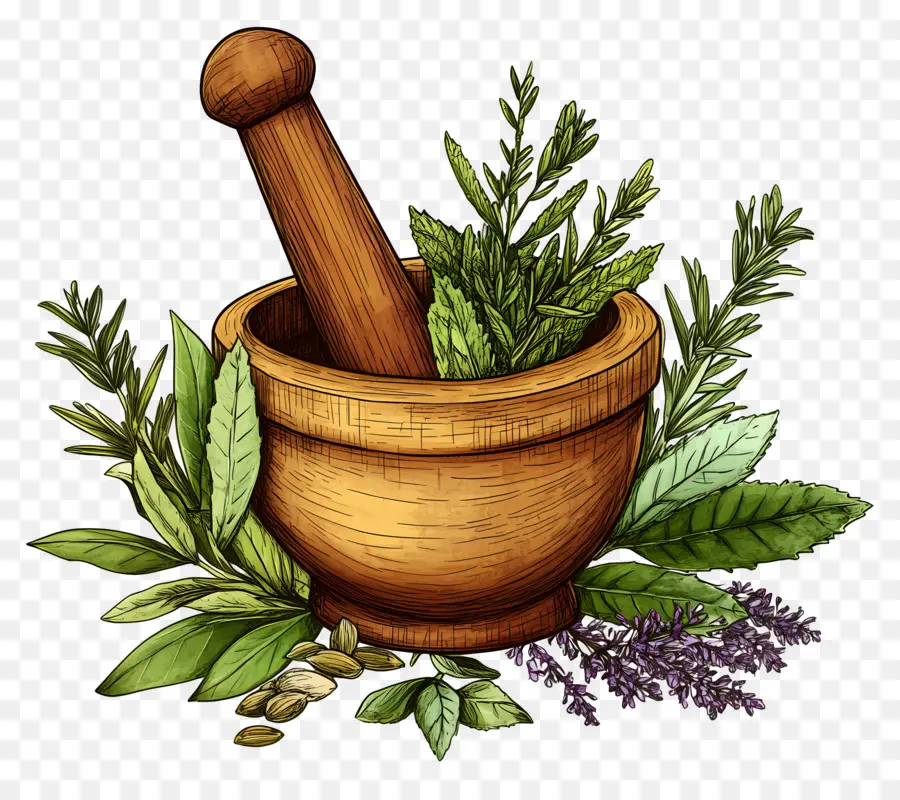 Ayurvéda，Herbes PNG