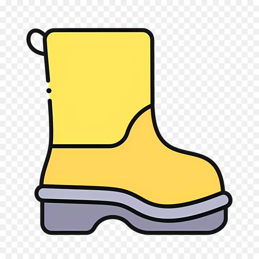 Botte De Pluie，Botte Jaune PNG