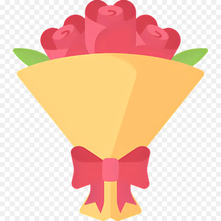 Bouquet De Roses，Cadeau PNG