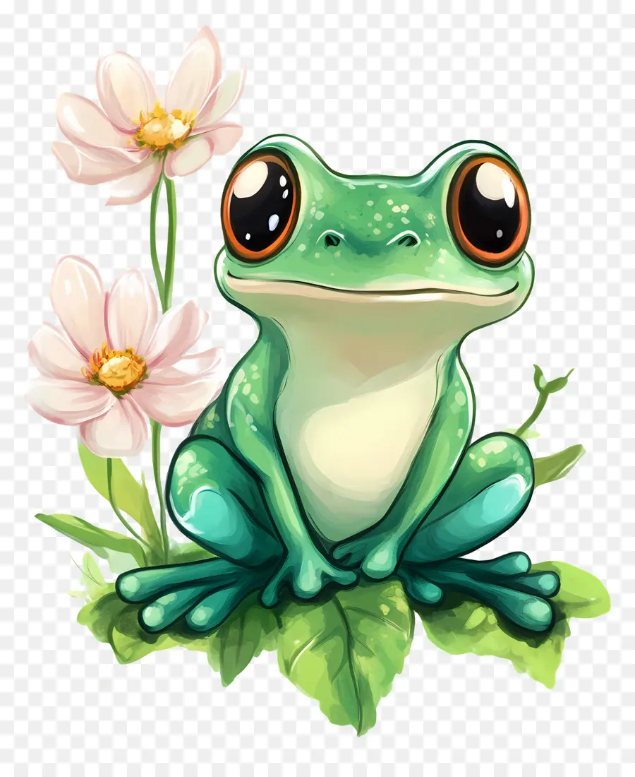 Grenouille Kawaii，Grenouille PNG