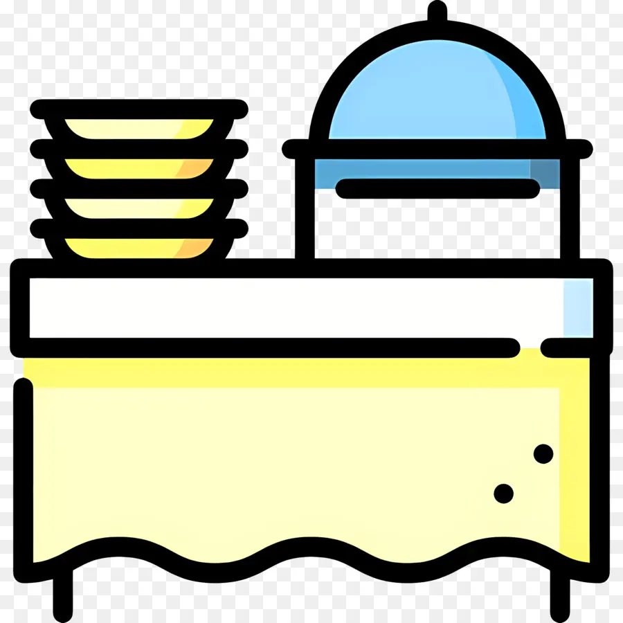 Buffet，Table Buffet PNG