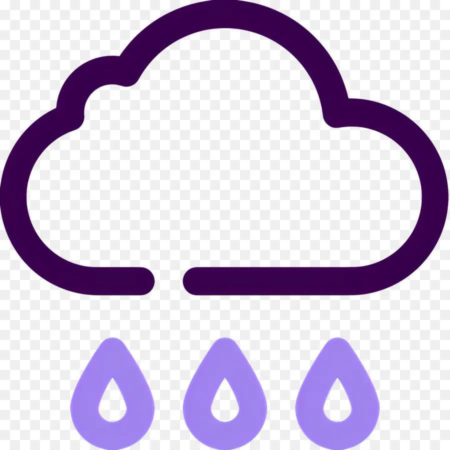 Nuage De Pluie，Nuage Avec Pluie PNG