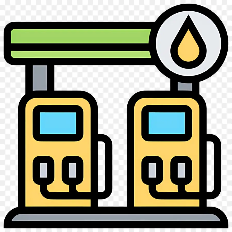 Station Service，Carburant PNG