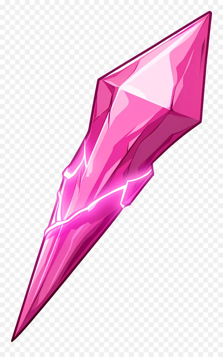 Éclair Rose，Cristal PNG