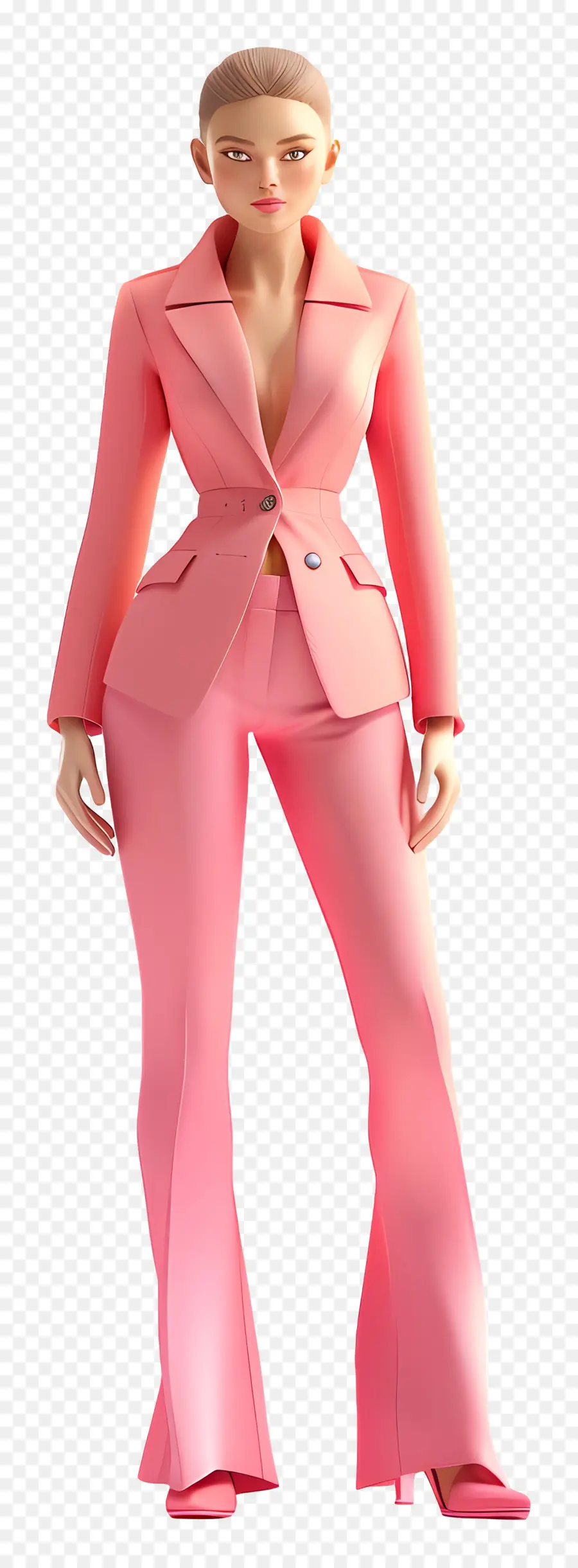 Tenue Formelle Pour Les Femmes，Femme En Costume Rose PNG