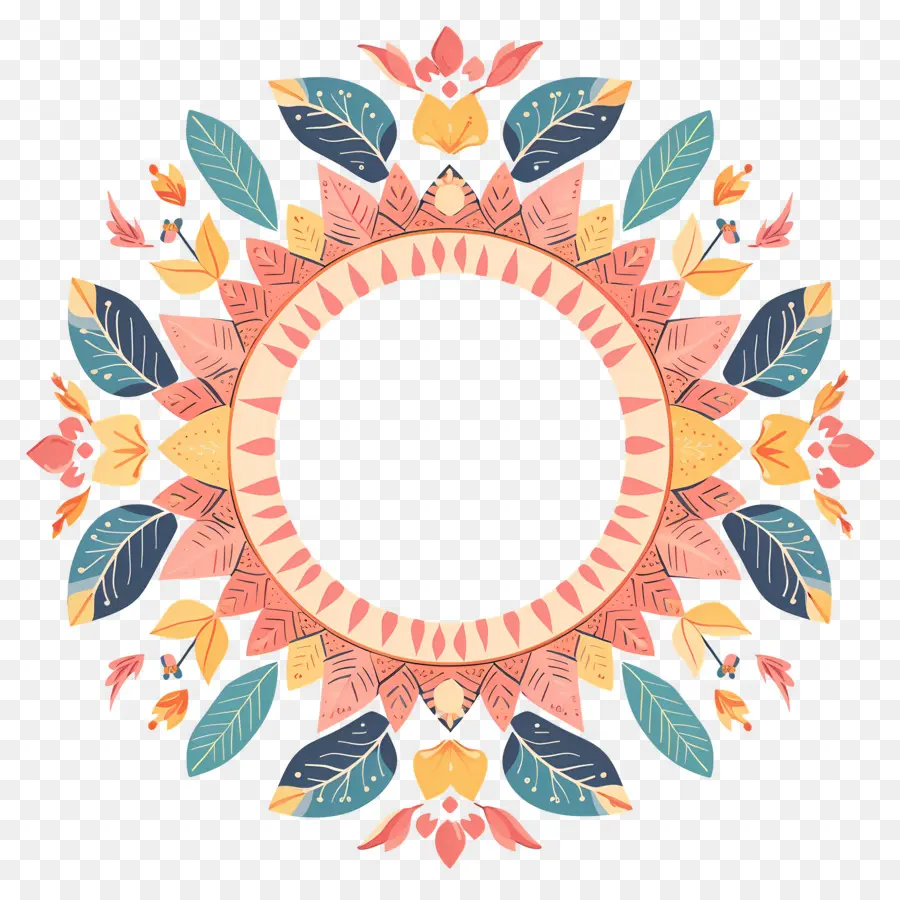 Pookalam，Couronne Florale PNG