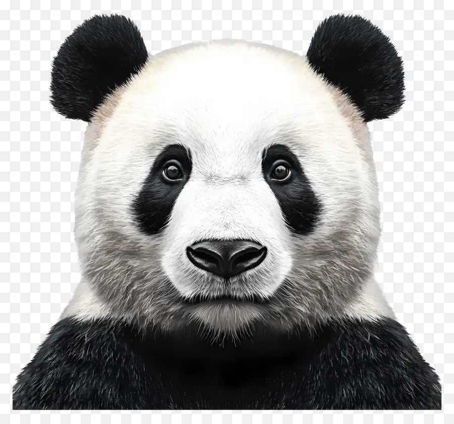 Ours Panda，Visage De Panda PNG