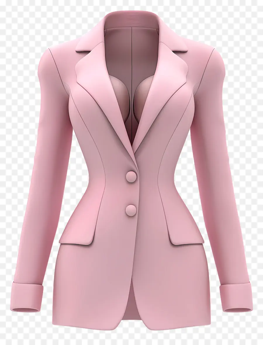 Tenue Formelle Pour Les Femmes，Manteau Rose PNG