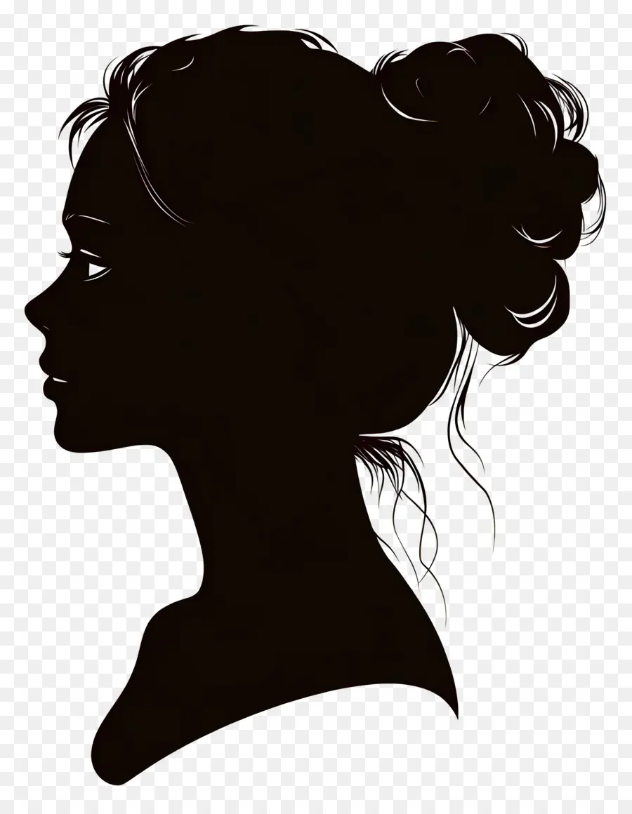 Silhouette Féminine，Silhouette De Femme PNG