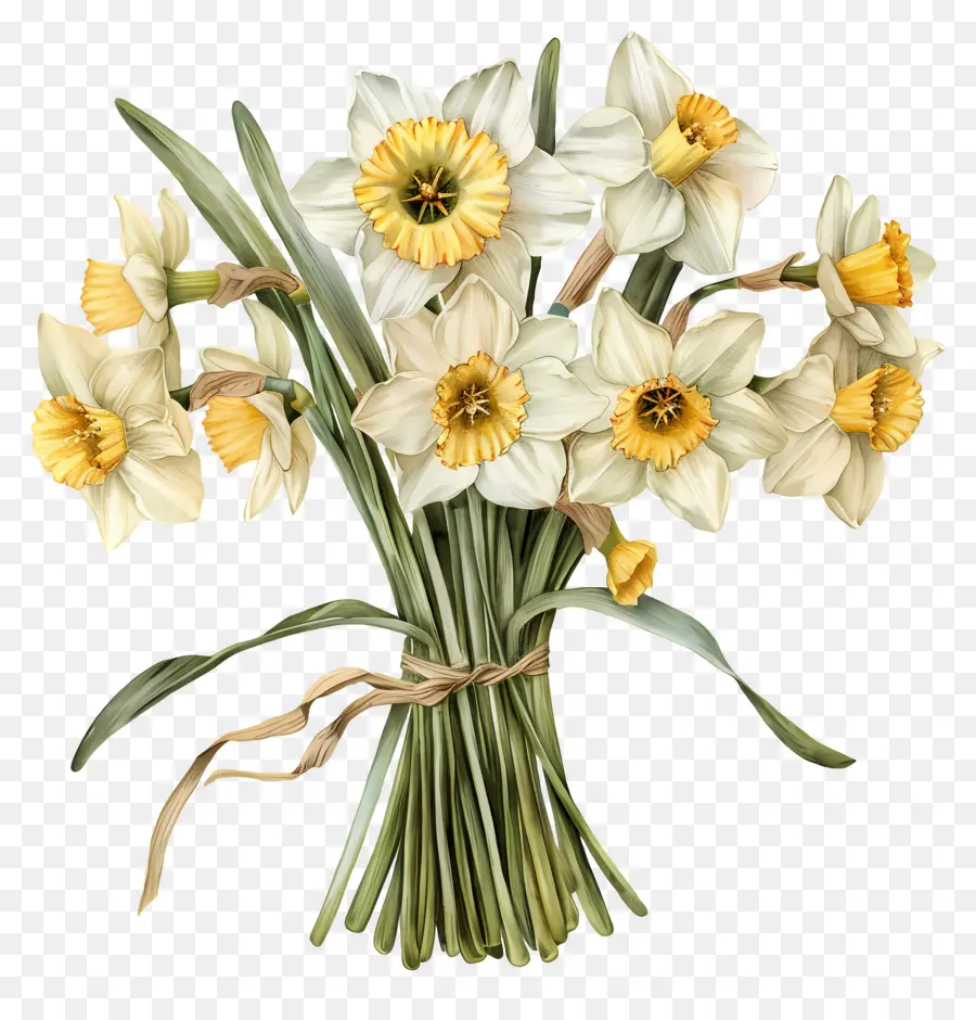 Bouquet De Jonquilles，Jonquilles PNG