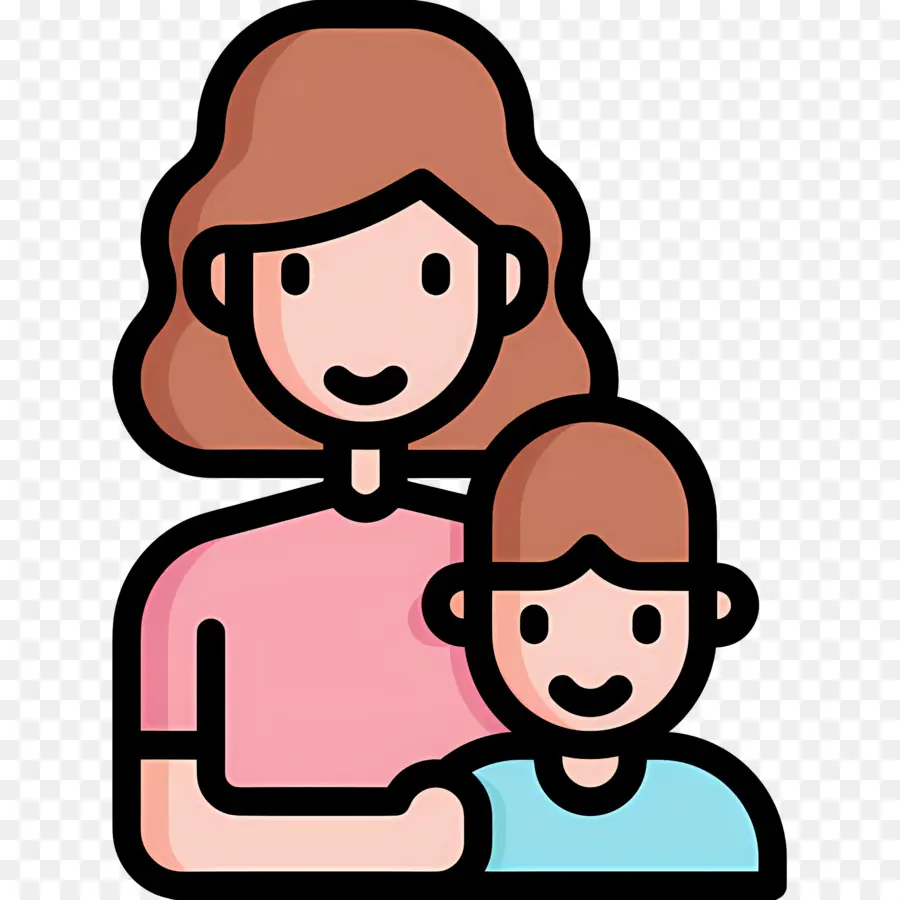 Mère Et Fils，Mère Et Fille PNG