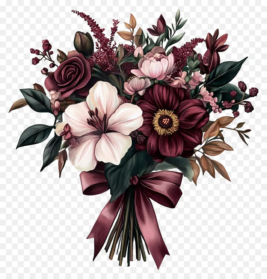 Fleurs D'anniversaire，Fleurs Colorées PNG