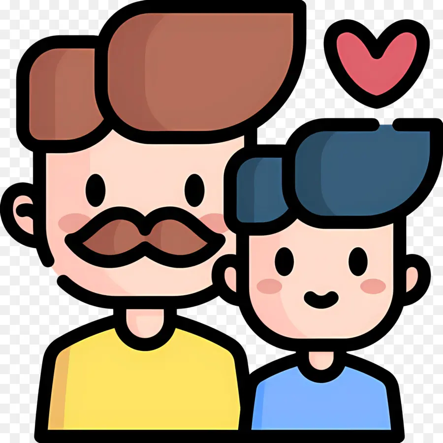 Père Et Fils，Moustache PNG