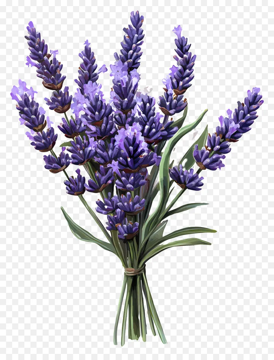 Bouquet De Lavande，Lavande PNG