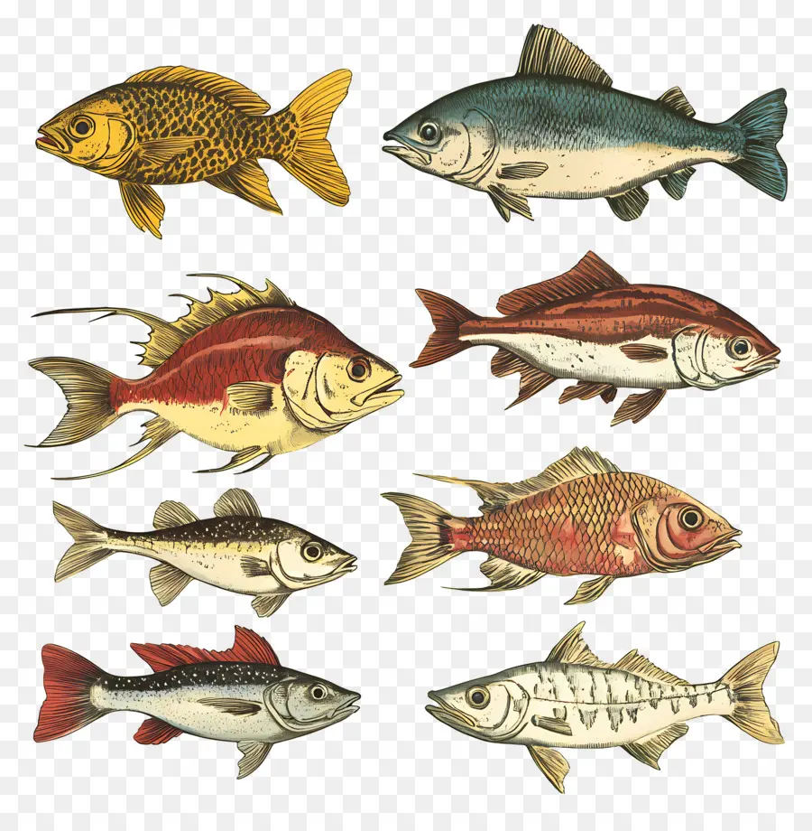 Groupe De Poissons，Poisson PNG