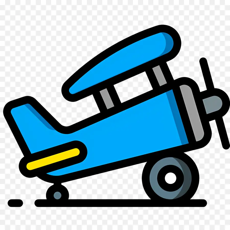 Avion，Bleu PNG