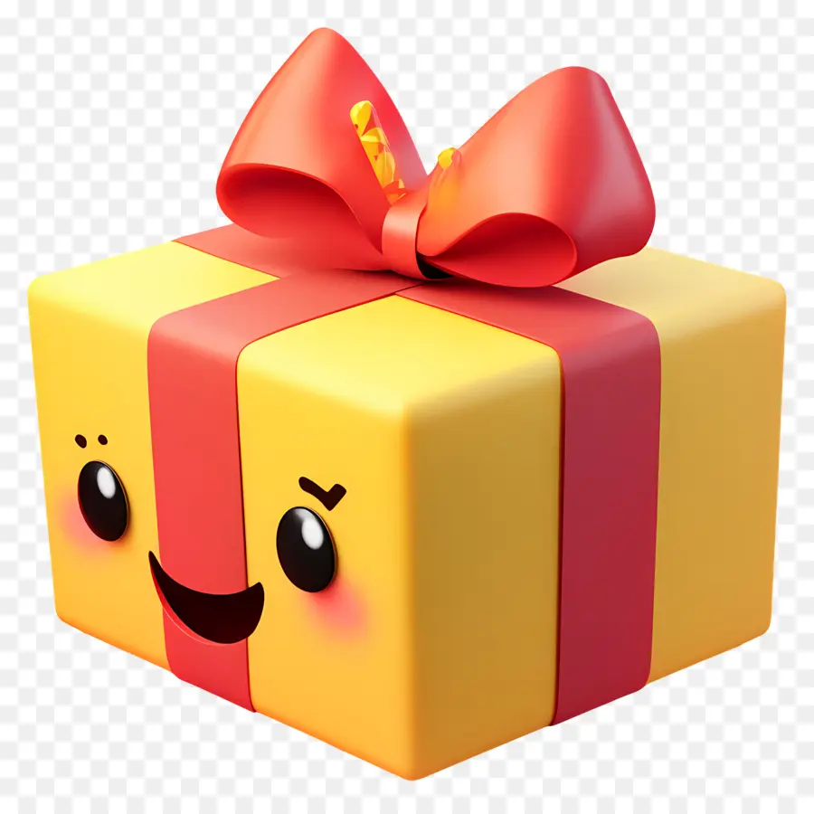 Anniversaire Emoji，Coffret Cadeau PNG