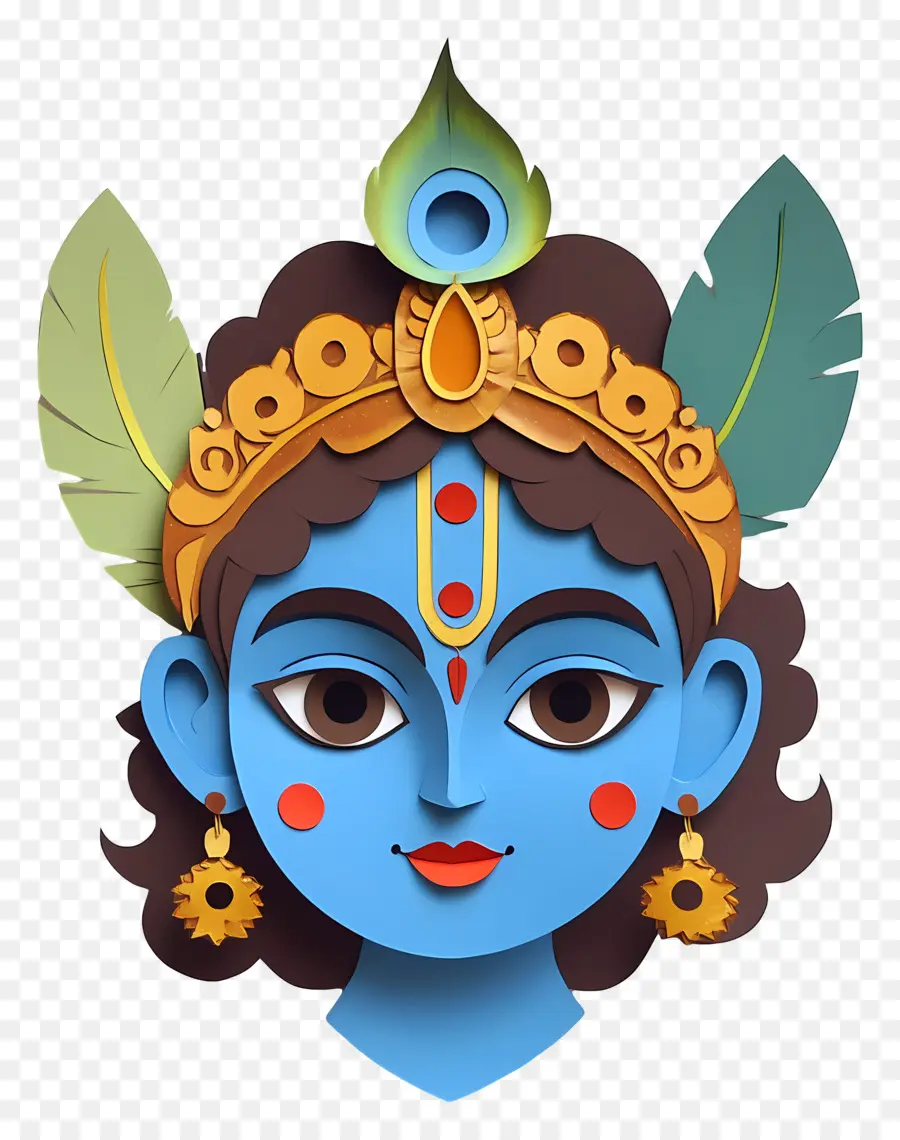 Bébé Krishna，Déesse Bleue PNG