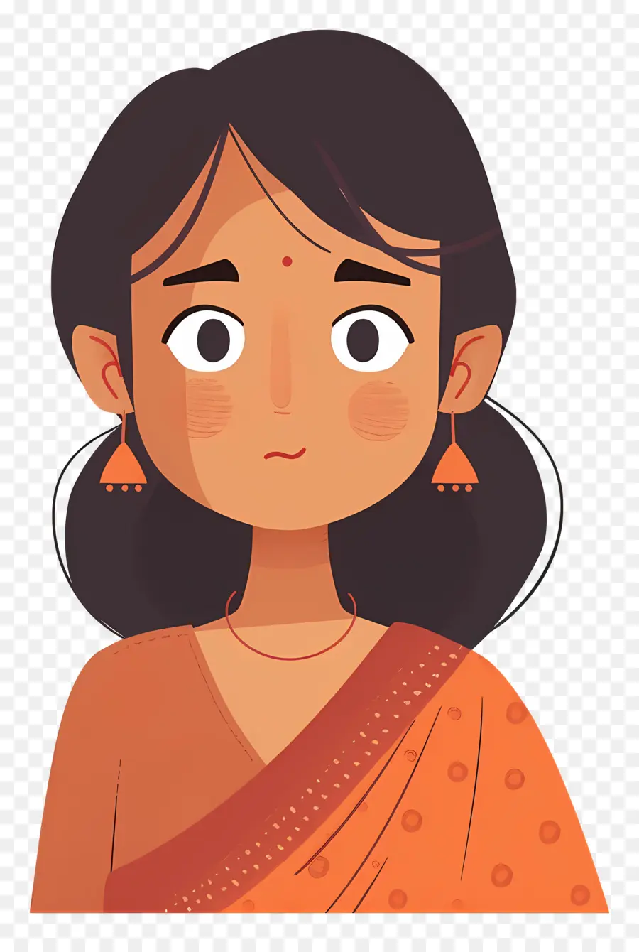 Femme Indienne，Fille PNG