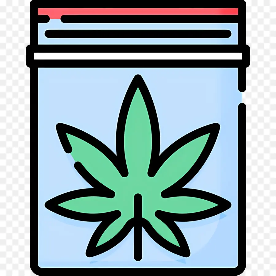 Feuille De Cannabis，Pot De Cannabis PNG