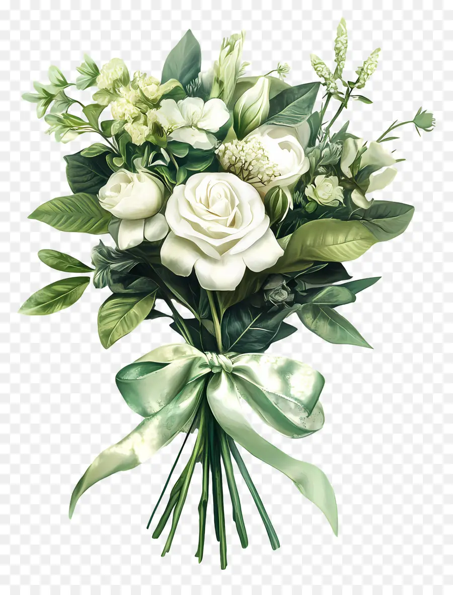 Fleurs D'anniversaire，Fleurs Blanches PNG