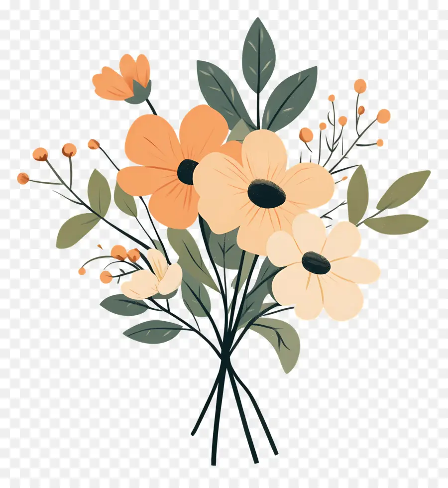 Bouquets，Bouquet De Fleurs PNG