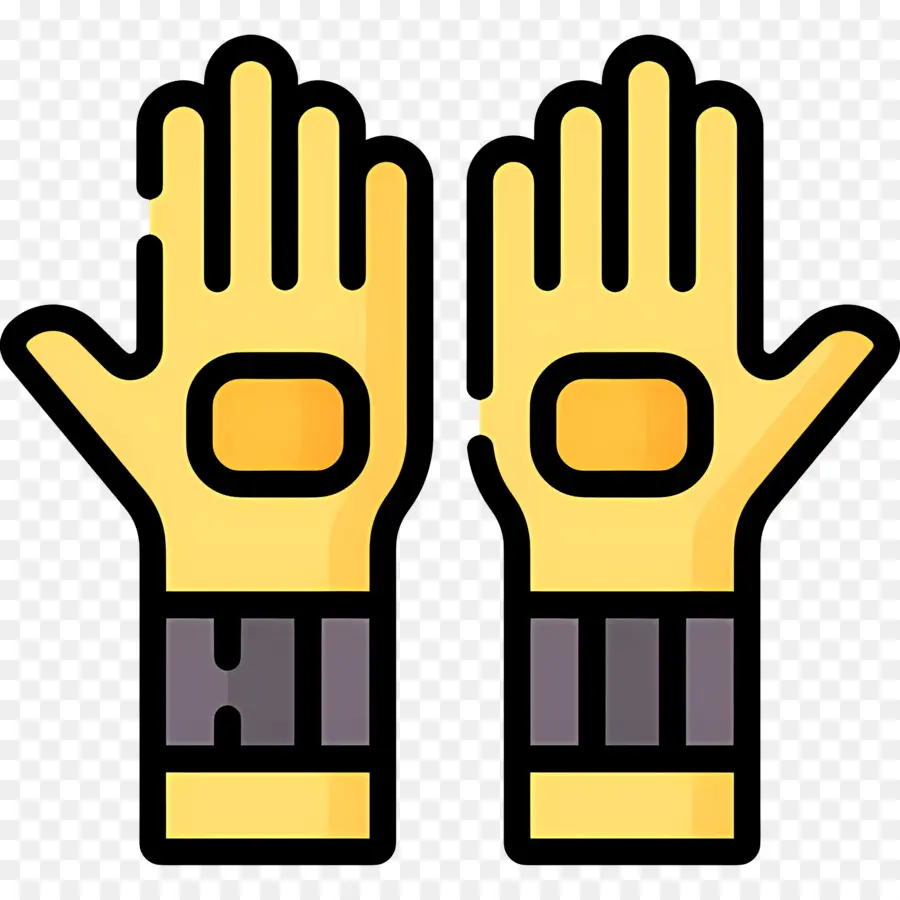 Gants，Gants Jaunes PNG