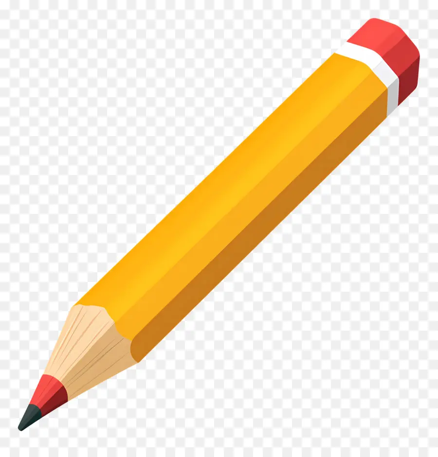 Crayon Jaune，En écrivant PNG