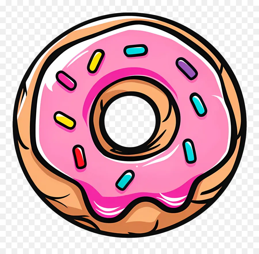 Beignet Animé，Donut PNG