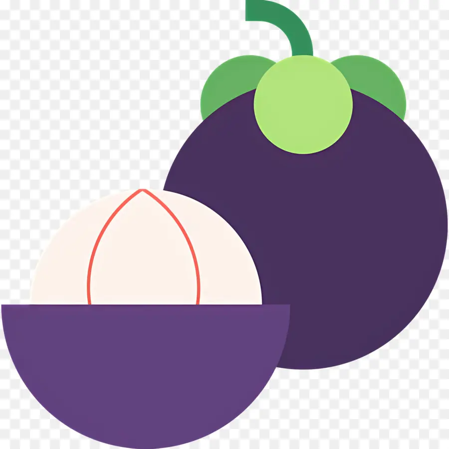 Mangoustan，Violet PNG