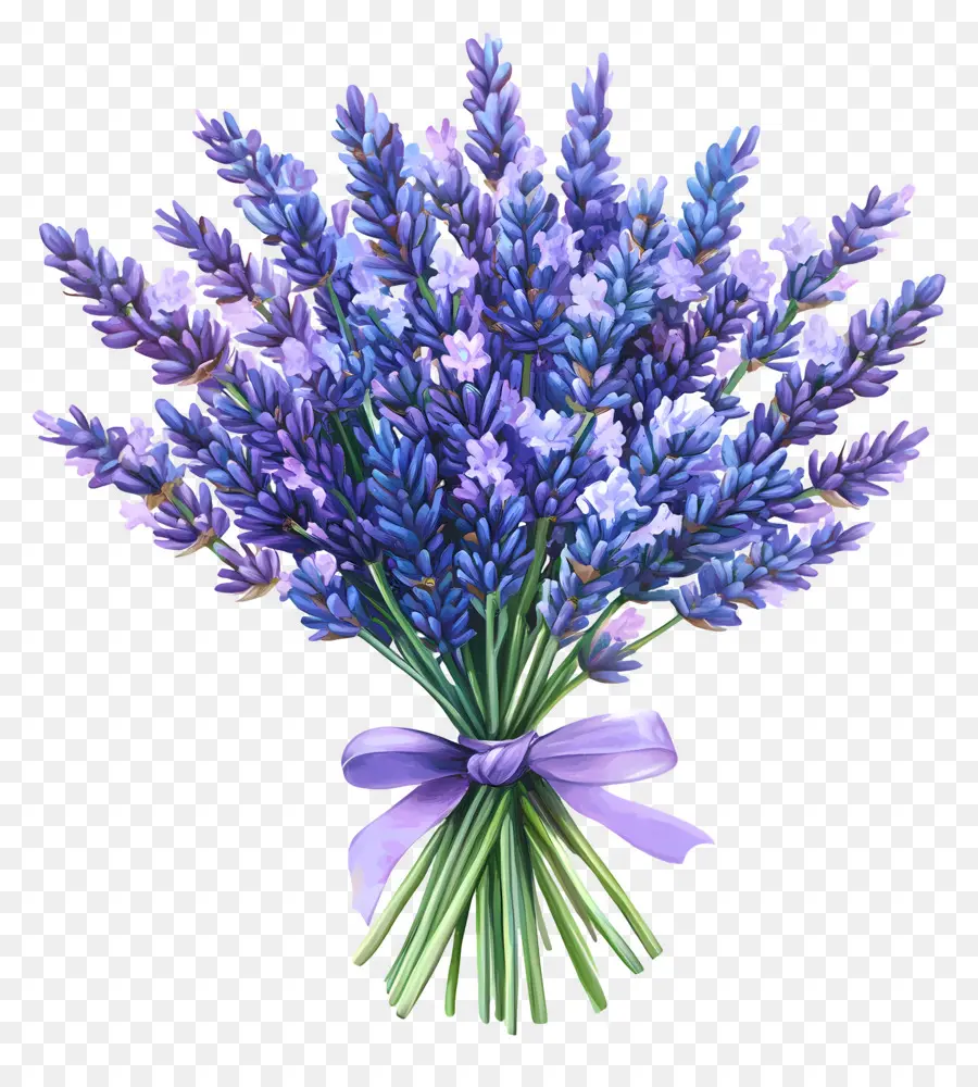 Bouquet De Lavande，Violet PNG