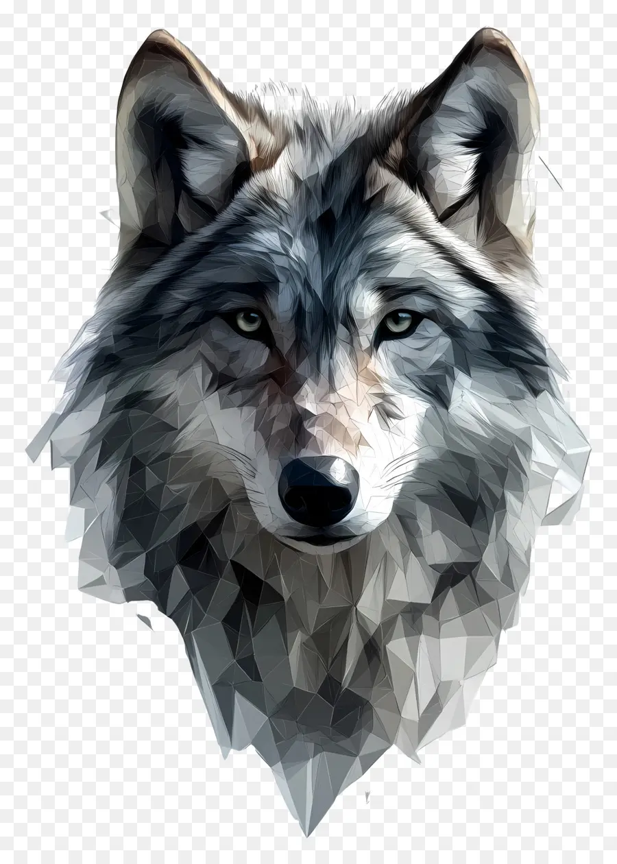 Loup Cool，Tête De Loup PNG