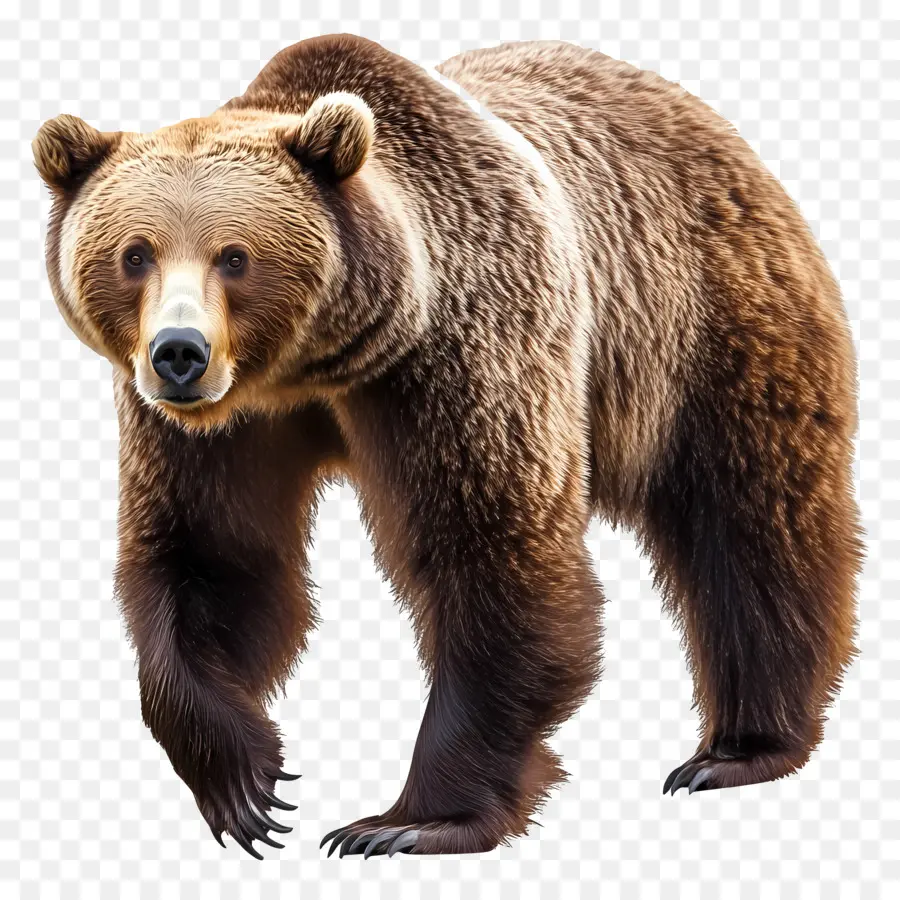 Grizzly，Ours Brun PNG