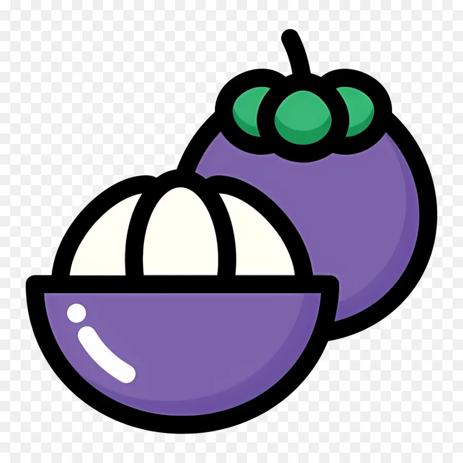 Mangoustan，Violet PNG