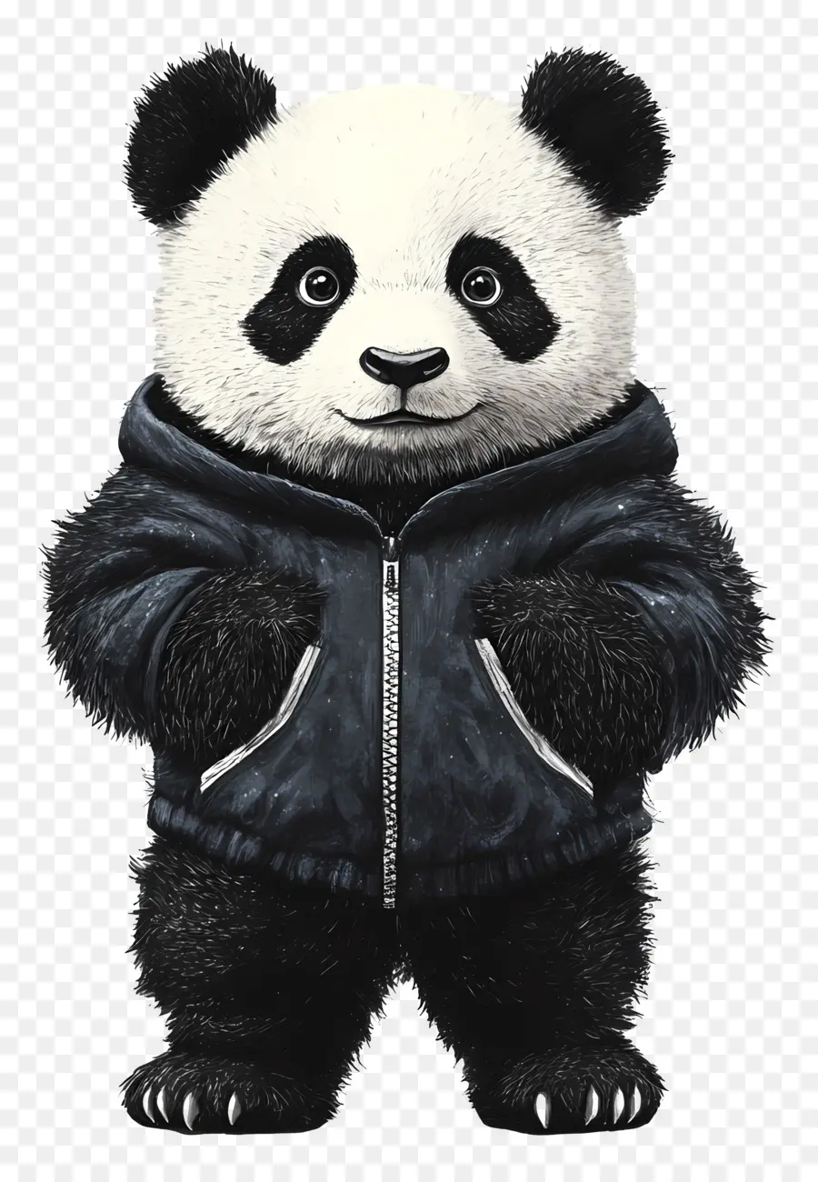 Ours Panda，Panda En Sweat à Capuche PNG